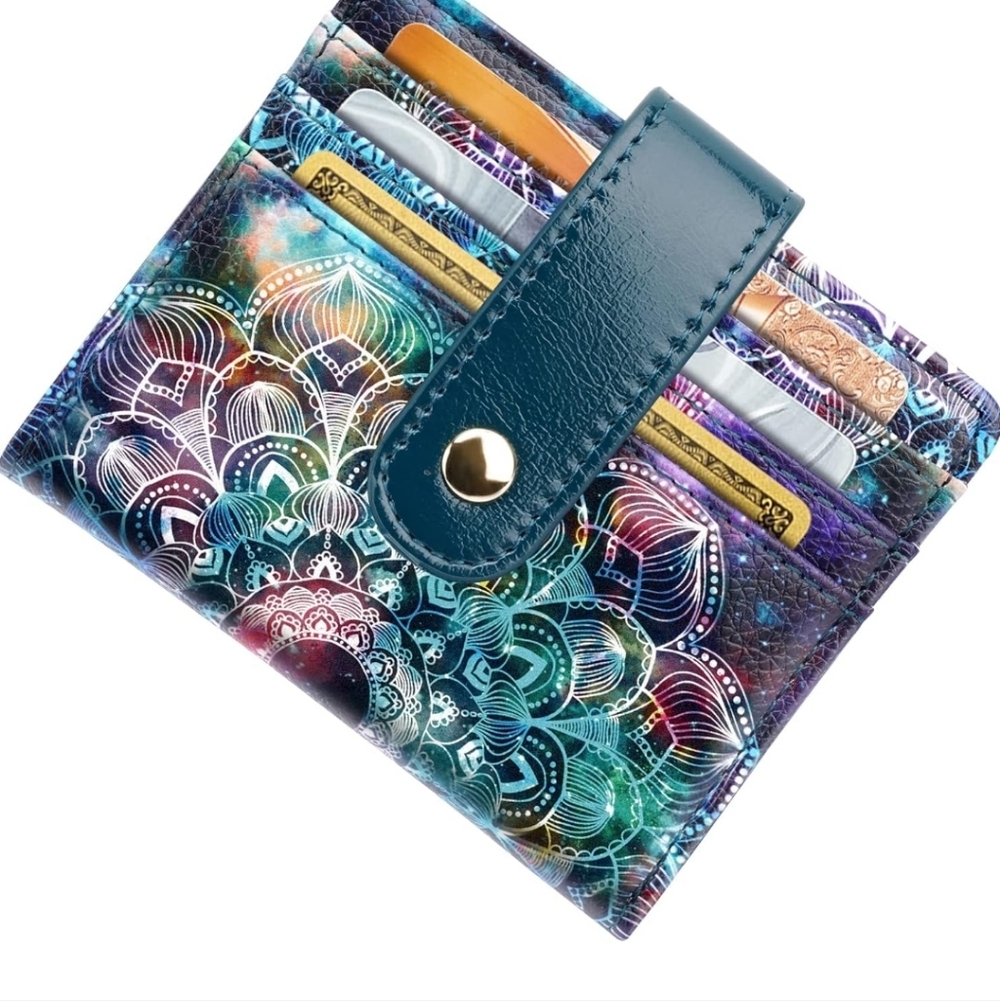 Colorful Mandala Card Holder